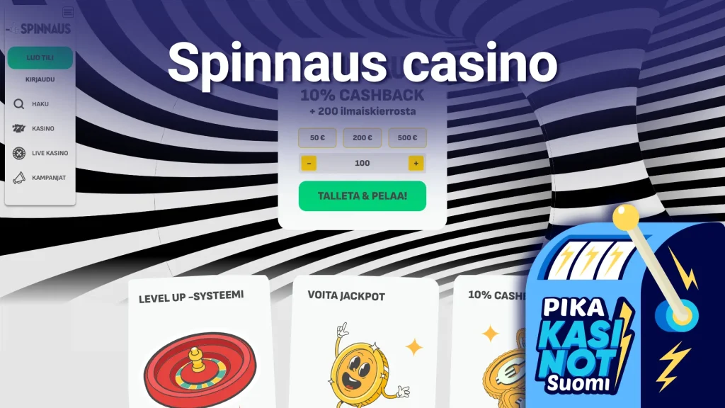 spinnaus casino arvostelu, bonus ja kokemuksia